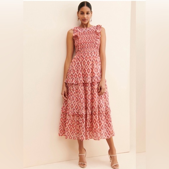 Banjanan Iris Tiered Midi Dress - Picture 2 of 10